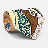 Alphonse Mucha - Blume - Retro Art Nouveau Krawatte (Gerollt)