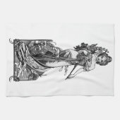 Alphonse Mucha Broken Blossoms Geschirrtuch (Horizontal)