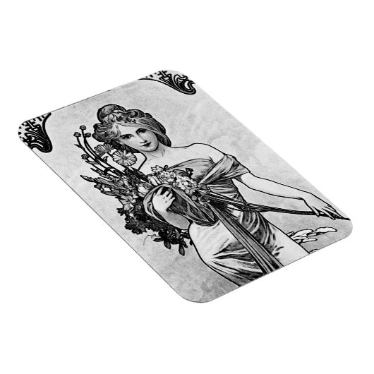Alphonse Mucha Broken Blossoms Magnet (Rechte Seite)