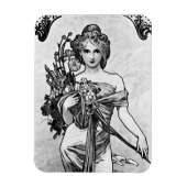 Alphonse Mucha Broken Blossoms Magnet (Vertikal)