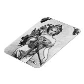Alphonse Mucha Broken Blossoms Magnet (Linke Seite)