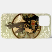Alphonse Mucha - Byzantinische Köpfe Brünett Case-Mate iPhone Hülle (Rückseite (Horizontal))