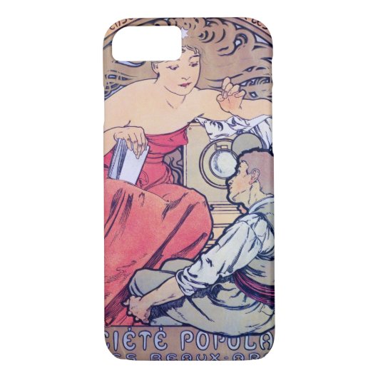 Alphonse Mucha Case-Mate iPhone Hülle (Rückseite)