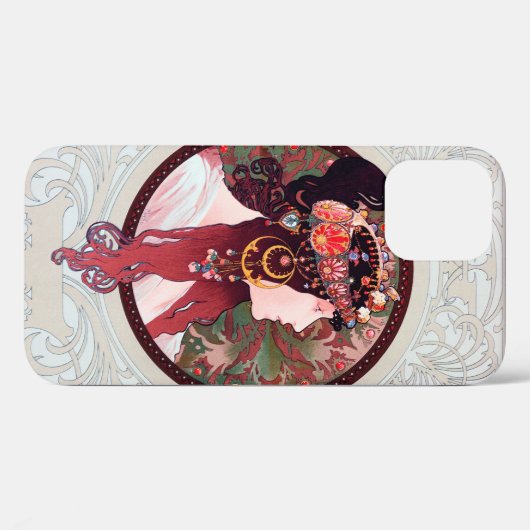 Alphonse Mucha Case-Mate iPhone Hülle (Rückseite (Horizontal))