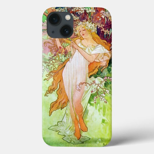 Alphonse Mucha Case-Mate iPhone Hülle (Rückseite)