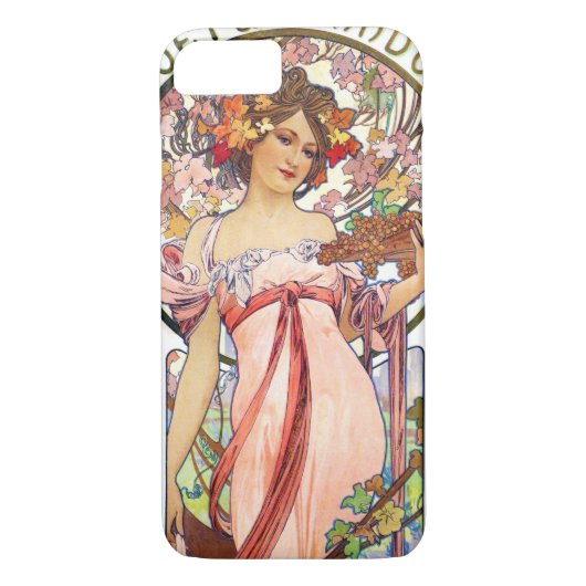 Alphonse Mucha Case-Mate iPhone Hülle (Rückseite)