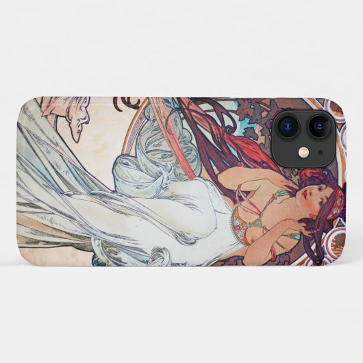 Alphonse Mucha Case-Mate iPhone Hülle (Rückseite (Horizontal))