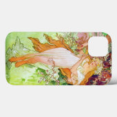 Alphonse Mucha Case-Mate iPhone Hülle (Rückseite (Horizontal))