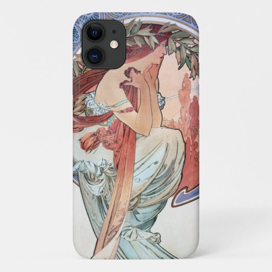 Alphonse Mucha Case-Mate iPhone Hülle (Rückseite)