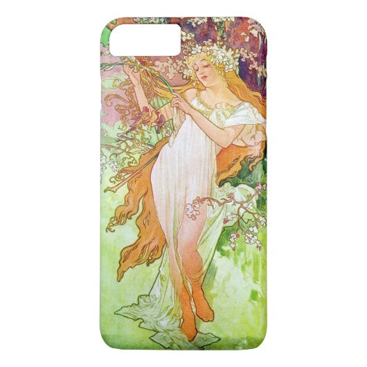 Alphonse Mucha Case-Mate iPhone Hülle (Rückseite)