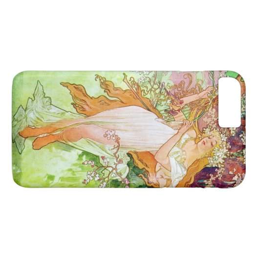 Alphonse Mucha Case-Mate iPhone Hülle (Rückseite (Horizontal))