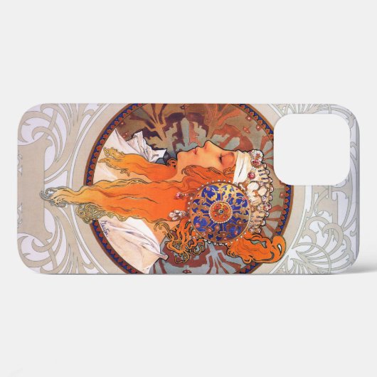 Alphonse Mucha Case-Mate iPhone Hülle (Rückseite (Horizontal))