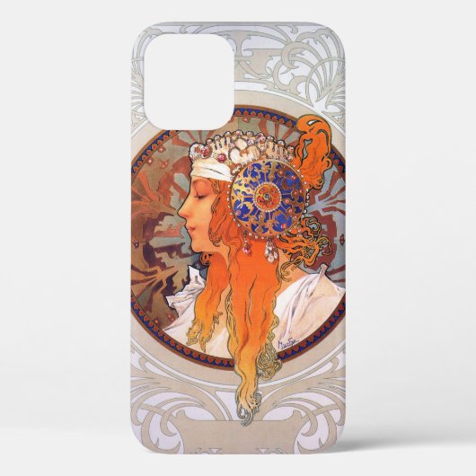 Alphonse Mucha Case-Mate iPhone Hülle (Rückseite)