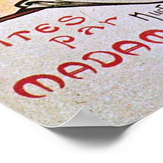 Alphonse Mucha. Chansons D'Aieules, c.1898 Poster (Ecke)