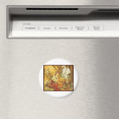 Alphonse Mucha Chocolat Masson Magnet (In Situ (Geschirrspüler))