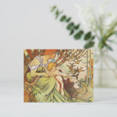 Alphonse Mucha. Chocolat Masson/Mexicain 1897 Postkarte (Stehend Vorderseite)