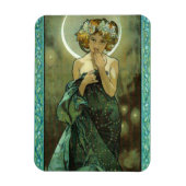 Alphonse Mucha Clair De Lune Magnet (Vertikal)