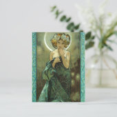 Alphonse Mucha Clair De Lune Postkarte (Stehend Vorderseite)