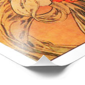 Alphonse Mucha Cow Slip Fotodruck (Ecke)