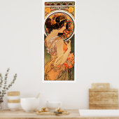 Alphonse Mucha Cow Slip Poster (Küche)
