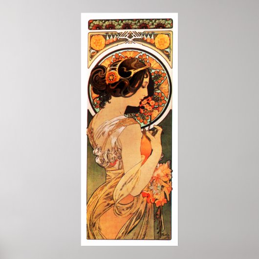 Alphonse Mucha Cow Slip Poster (Vorne)