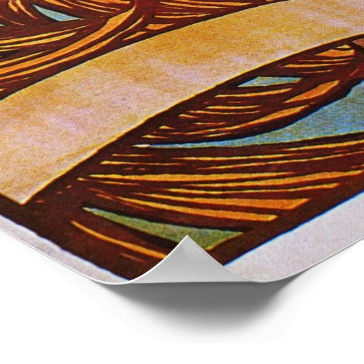 Alphonse Mucha. Cycles Perfecta, c.1897 Poster (Ecke)