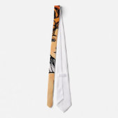 Alphonse Mucha - Cycles Perfecta Retro Art Nouveau Krawatte (Rückseite)