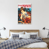 Alphonse Mucha - Cycles Perfecta Retro Art Nouveau Leinwanddruck (Insitu (Schlafzimmer))