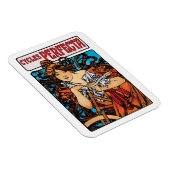 Alphonse Mucha - Cycles Perfecta Retro Art Nouveau Magnet (Rechte Seite)