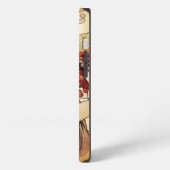 Alphonse Mucha Dame mit Früchten iPhone Hülle (Linke Seite)