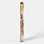 Alphonse Mucha Dame mit Früchten iPhone Hülle (Rechte Seite)