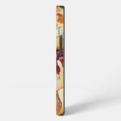Alphonse Mucha Dame mit Früchten iPhone Hülle (Linke Seite)