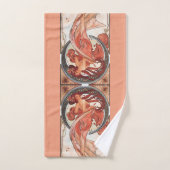 Alphonse Mucha Dance 1898 Jugendstil Vintag Badhandtuch Set (Handtuch)