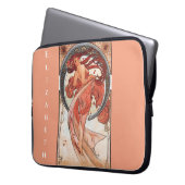 Alphonse Mucha Dance 1898 Jugendstil Vintag Laptopschutzhülle (Vorderseite Links)