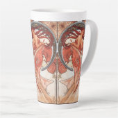 Alphonse Mucha Dance 1898 Jugendstil Vintag Milchtasse (Rechte Ecke)