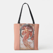 Alphonse Mucha Dance 1898 Jugendstil Vintag Tasche (Rückseite)