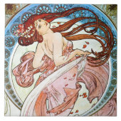 Alphonse Mucha Dance Fliese (Vorderseite)