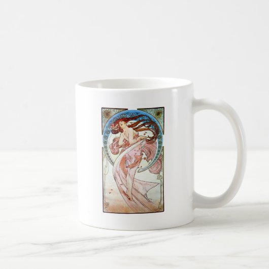 Alphonse Mucha Dance Kaffeetasse (Rechts)