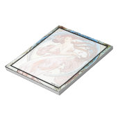 Alphonse Mucha Dance Notizblock (Rotiert)