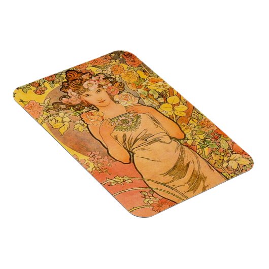 Alphonse Mucha Das Magnet der Rose (Rechte Seite)