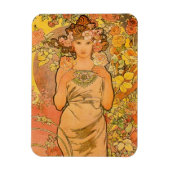 Alphonse Mucha Das Magnet der Rose (Vertikal)
