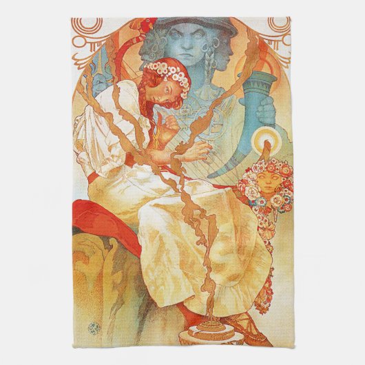 Alphonse Mucha das slawische epische Geschirrtuch (Vertikal)