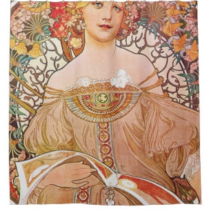 Alphonse Mucha - Daydream Duschvorhang