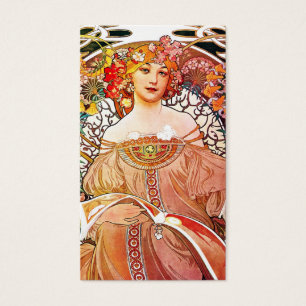 Alphonse Mucha Daydream Floral Vintage Art Nouveau