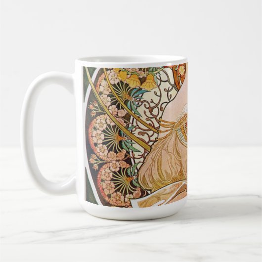 Alphonse Mucha - Daydream Kaffeetasse (Links)