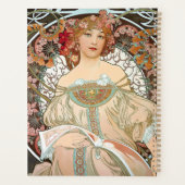 Alphonse Mucha Daydream Planer (Rückseite)