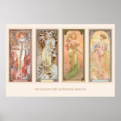 Alphonse Mucha der Four Seasons Serie Poster (Vorne)