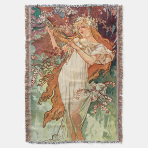 Alphonse Mucha, Die Jahreszeiten (1896) Frühling Decke