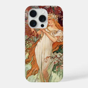 Alphonse Mucha, Die Jahreszeiten (1896) Frühling iPhone 15 Pro Hülle