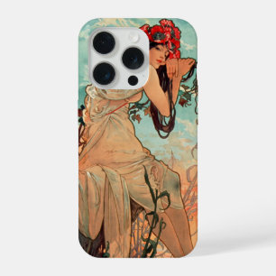 Alphonse Mucha, Die Jahreszeiten, Sommer (1896)  iPhone 15 Pro Hülle